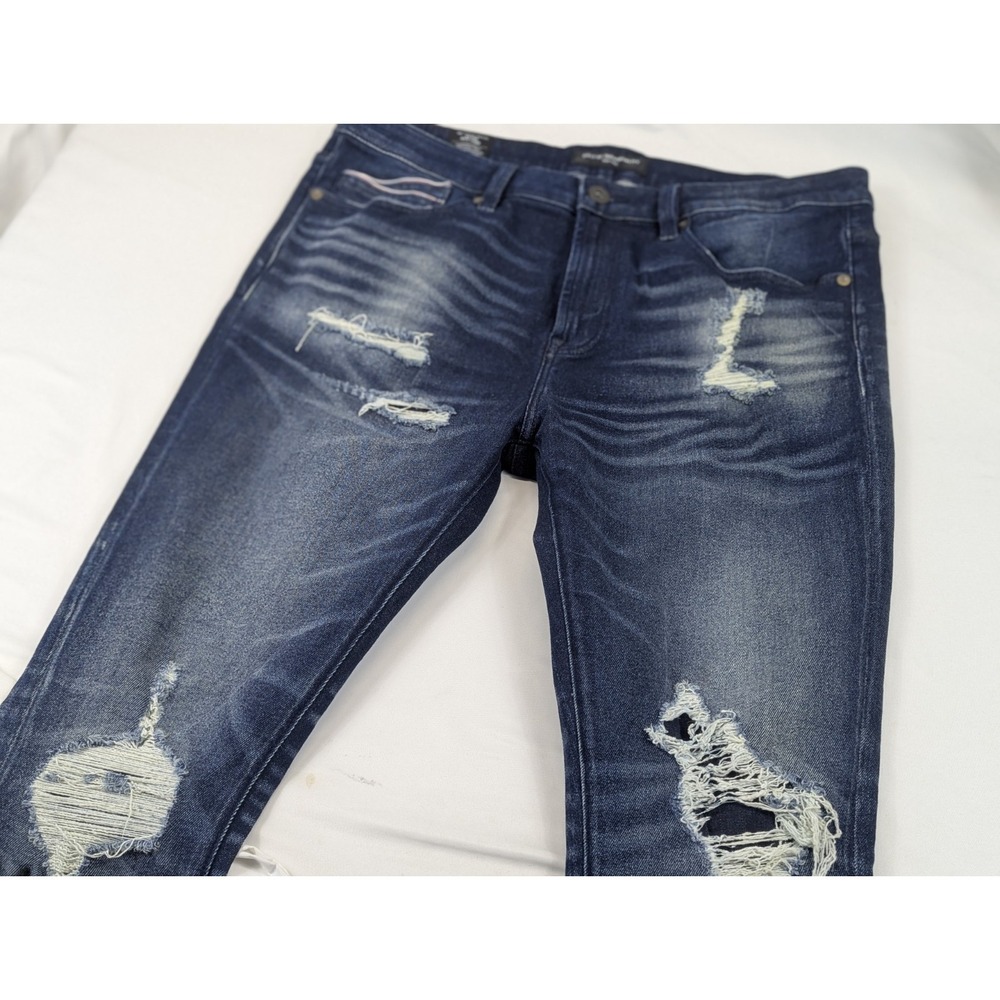 Cult of Individuality Vintage Heritage Jeans Mens 38x32 Punk Skinny‎ Dark Wash - Picture 2 of 14